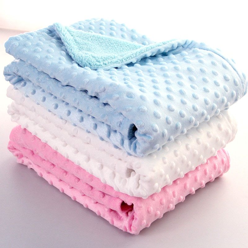 Polka Dot Baby Blanket