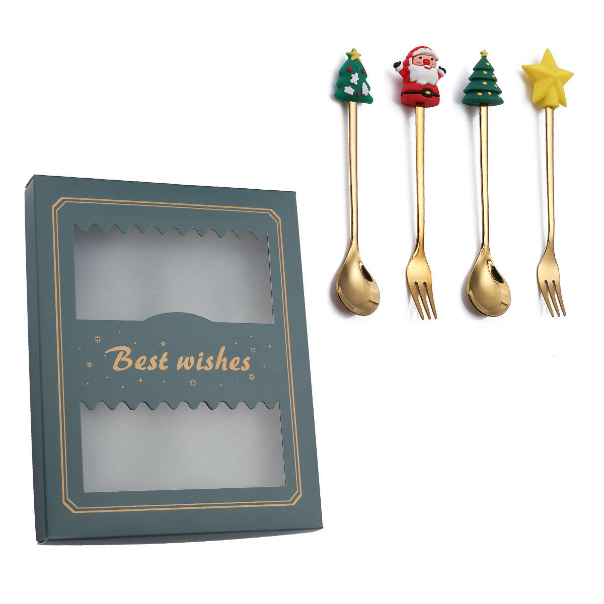 Christmas Silverware Set