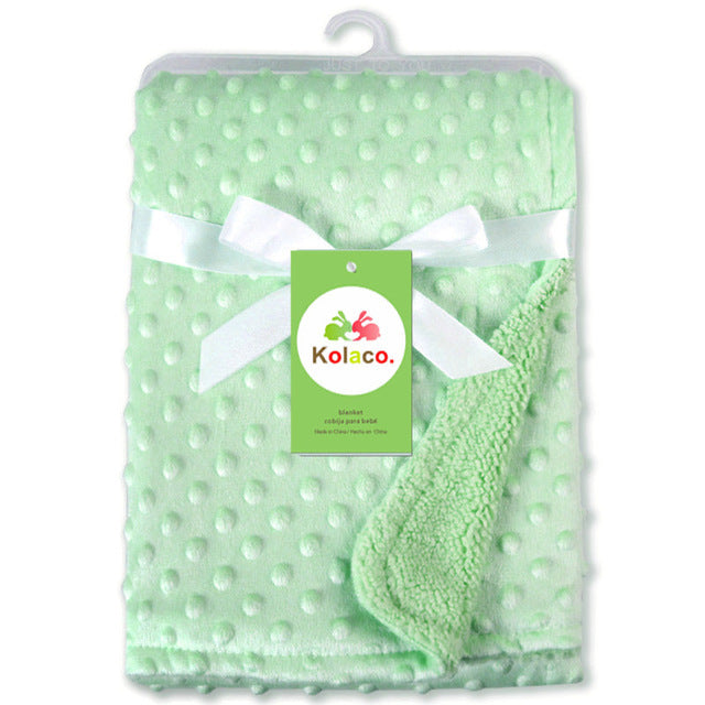 Polka Dot Baby Blanket