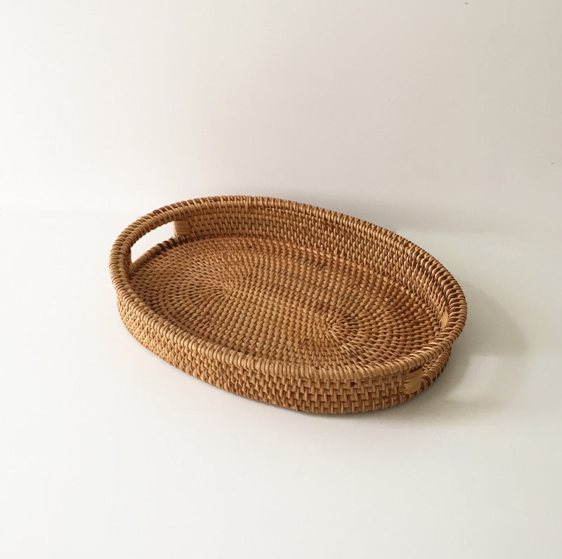 Round Hand Woven Tray