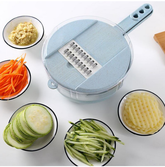 8-In-1 Mandoline Slicer With Strainer