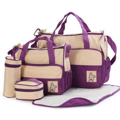 5 Piece Tote Bag Set