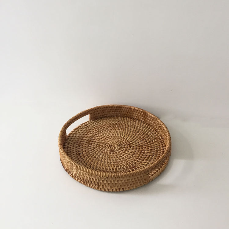 Round Hand Woven Tray