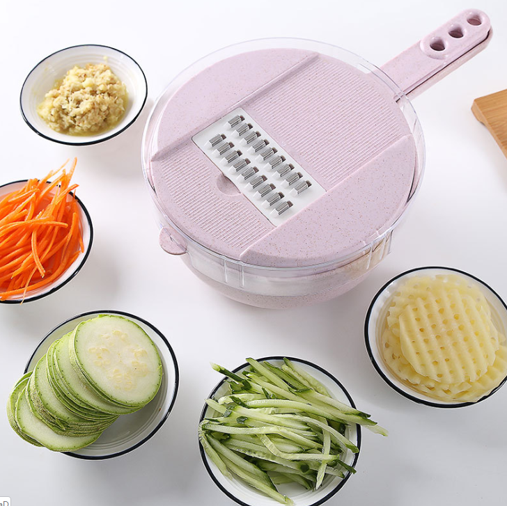 8-In-1 Mandoline Slicer With Strainer