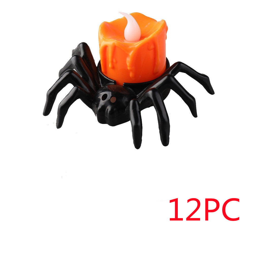 Halloween Spider Candlestick Ornaments