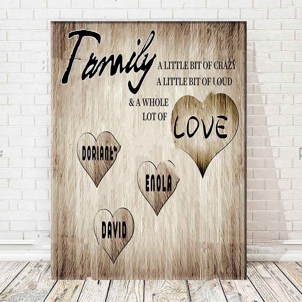 Personalized Poster Home Decor