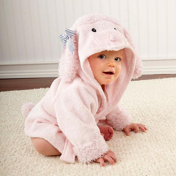 Cartoon Animal Baby Bathrobe