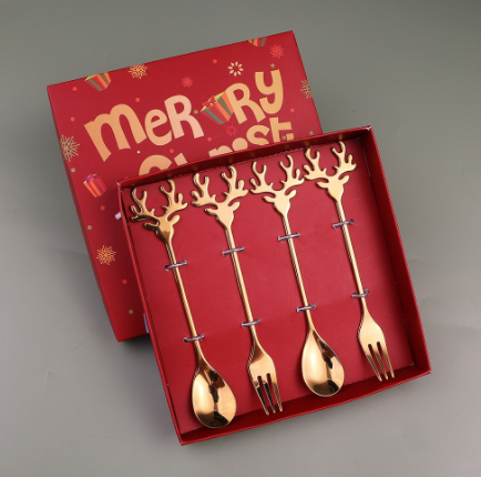 Christmas Silverware Set