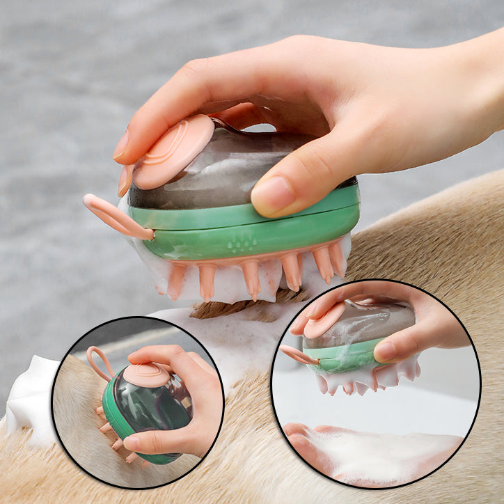 2-In-1 Soap Dispensing Grooming Brush