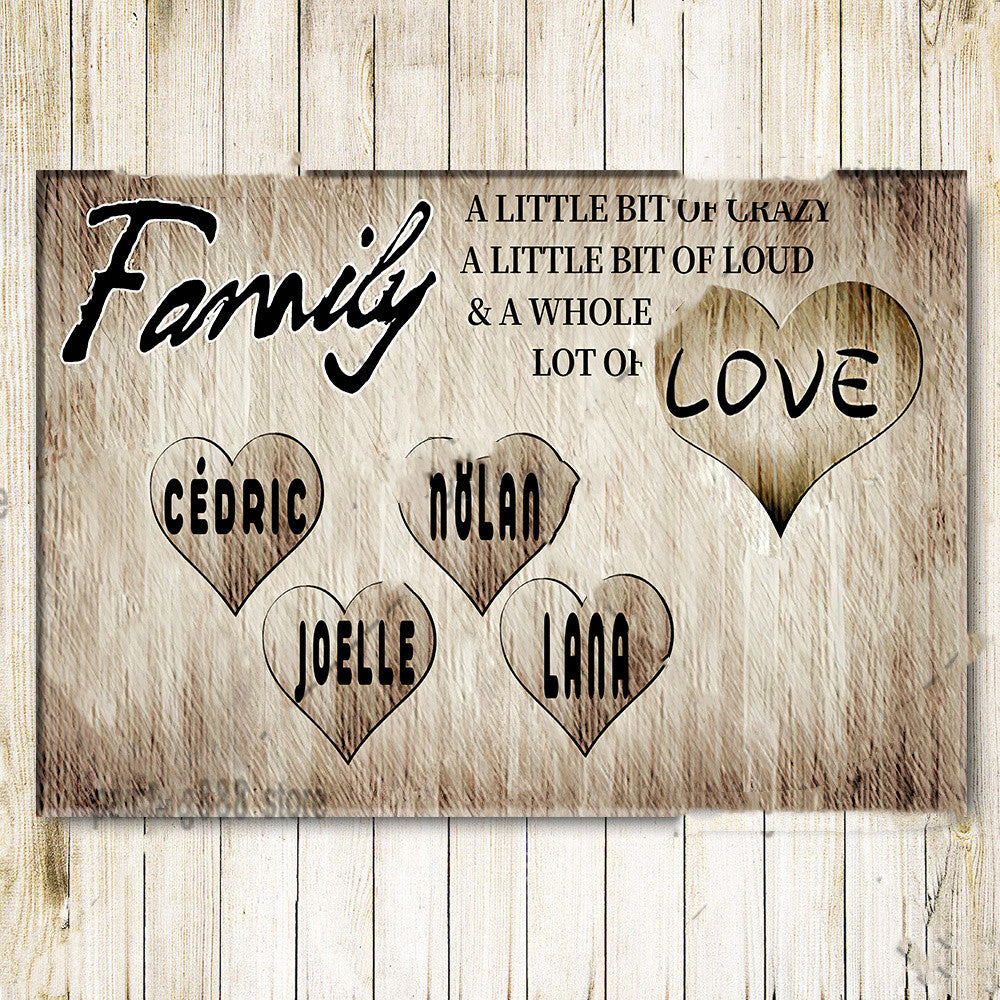 Personalized Poster Home Decor