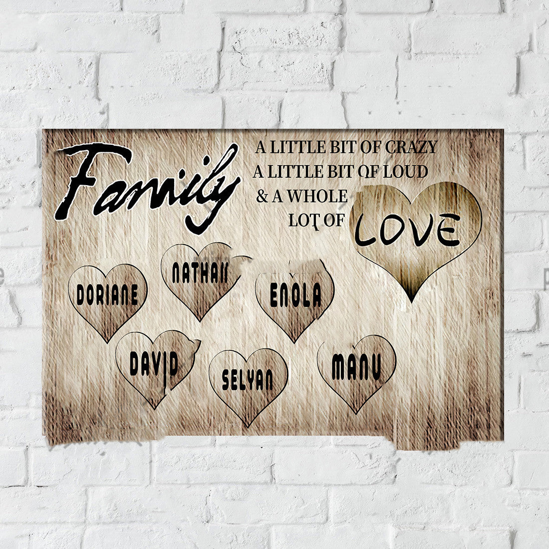 Personalized Poster Home Decor