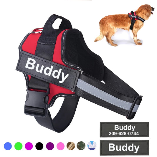 Personalized Reflective Dog Harness