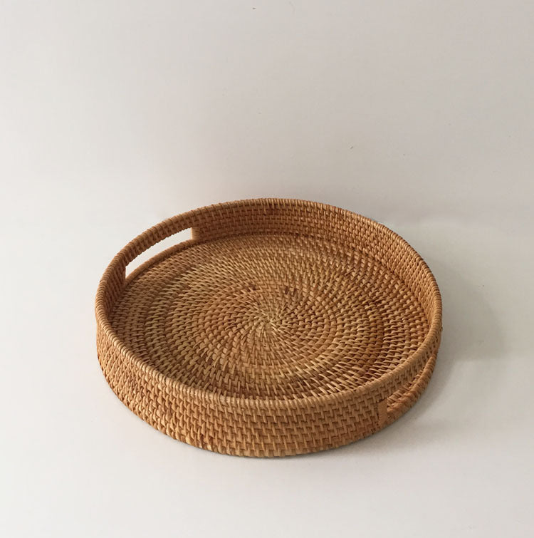 Round Hand Woven Tray