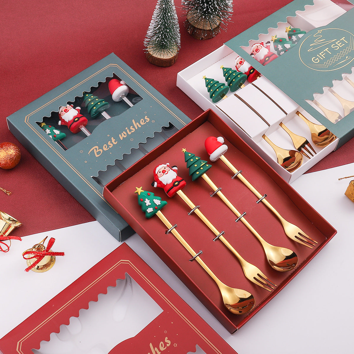 Christmas Silverware Set