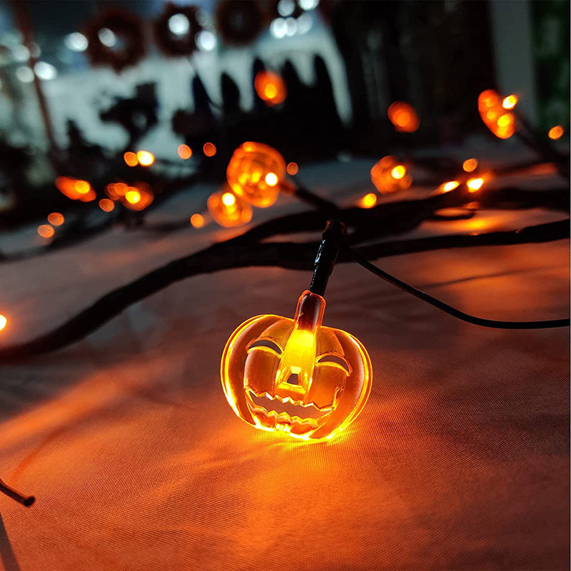 Halloween Rattan LED-Leuchten