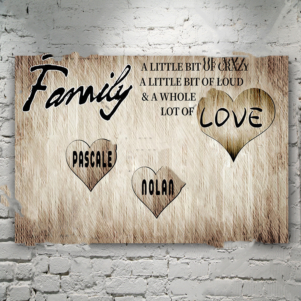 Personalized Poster Home Decor